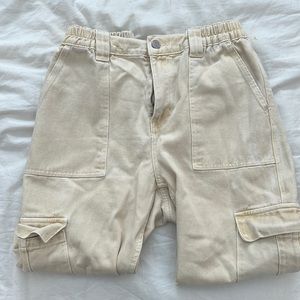 Pacsun denim cargo pants